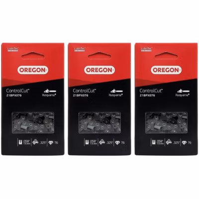 Lot de 3 chaînes OREGON 76 maillons – Référence : 21BPX076 – GT MARKET