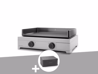 Plancha électrique Modern 60 inox avec housse – Forge Adour