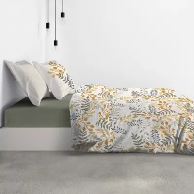 Housse de couette 240×220 Eloa + 2 taies coton bio 57 fils