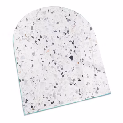 Plaque de protection Tulup 80×70 cm Modèle de pierre avec des particules 1 pc