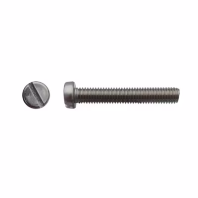 200 Vis Métaux Tête Cylindrique Fendue 3 x 5 mm – DIN 84 – Inox A4 – D-Work