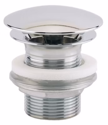 Bonde de lavabo champignon laiton chromée H60 33×42 – VALENTIN – 00 122500 000 00