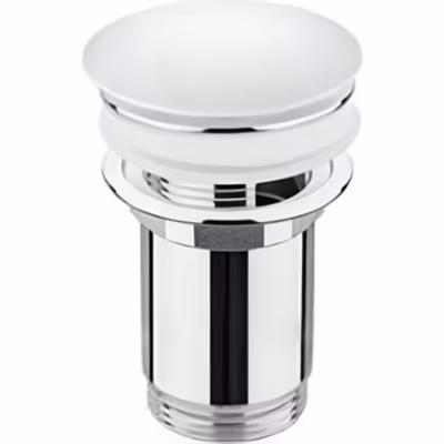 Vidage clic-clac universel SANINDUSA pour lavabo couleur noir et chrome