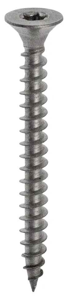 Vis agglo TX Tête fraisée Inox A2 6×80 Blister de 5