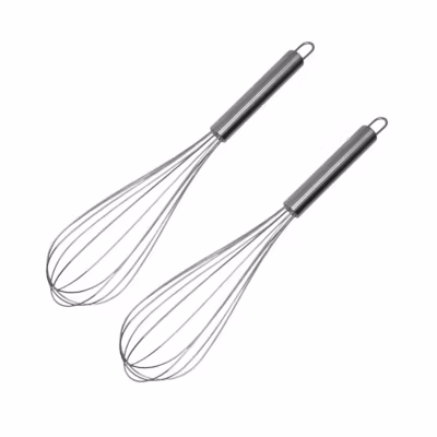 Ensemble de 2 Fouets de cuisine et de pâtisserie en inox 32 cm Fackelmann Elemental