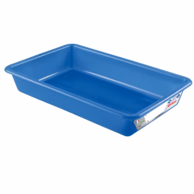 Bac plat bleu 8 litres traité antibactérien HACCP