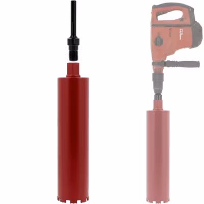 Couronne diamant 108 mm avec adaptateur pour perceuse et perforateur SDS-max – GT MARKET