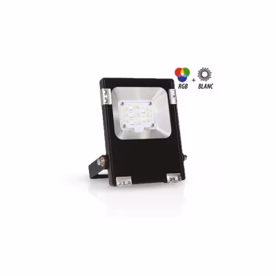 Projecteur LED 10W 1000lm 112 étanche IP65 166mmx128mm – RGB + Blanc CCT 2700K A 6500K