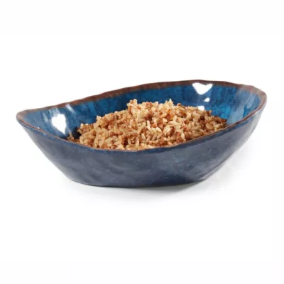 Assiette Creuse en Mélamine Bleu 23 x 17,5 cm – Pujadas