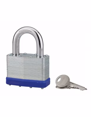 Cadenas à clé Slice, acier, intérieur, anse acier, 65mm, 2 clés – THIRARD