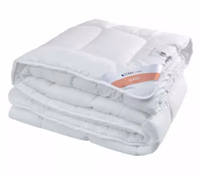Couette toutes saisons 155×200 CLASSIC, Senna Home Blanc