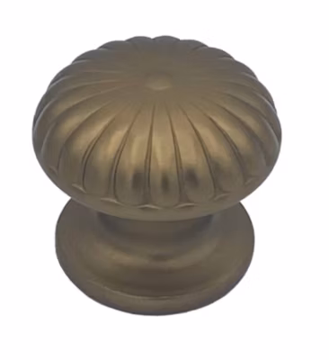 Bouton tirant de porte fixe D60 mm en aluminium Bronze satiné – breveté – lot de 6 boutons