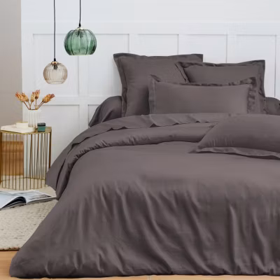 Housse de couette 240 x 220 cm « Prémium » pour lit 2 places – Prémium Ardoise