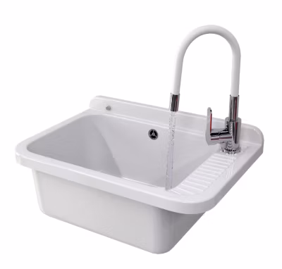 Ensemble Évier Granitan Negra avec Robinet Grado et Siphon – 1 Pièce