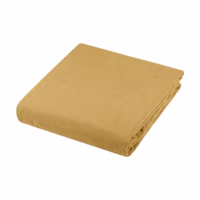 Housse de couette 220×240 Cottage coton lavé 60 fils moutarde
