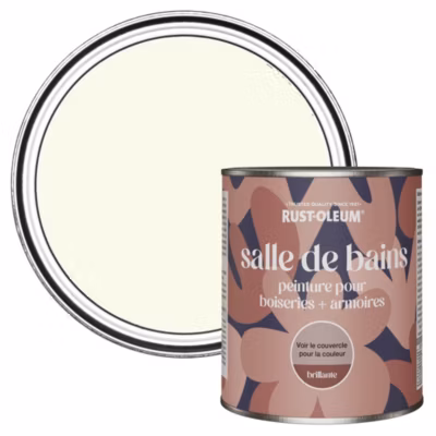 Peinture Verte pour Boiseries de Salle de Bains, Brillante – RUST-OLEUM – Fleur de pommier 750ml