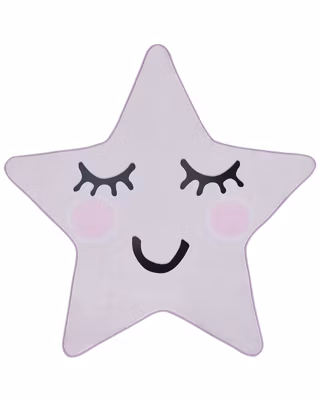 Tapis enfant SIRIUS Rose pastel 120 x 120 cm