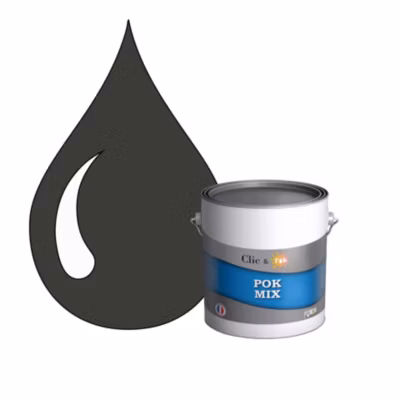 POK MIX : Peinture Meuble Satinée Multi-supports Intérieur – 3L – RAL 6015 – Olive Noir – Clic & Pok