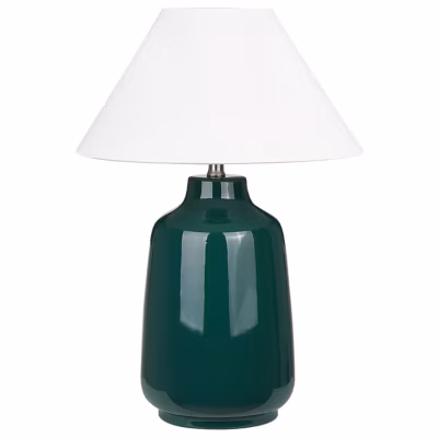 Lampe à poser CARETA Céramique Vert foncé
