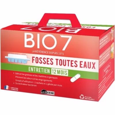 bio7 entretien 12 mois fosses toutes eaux 1920 g