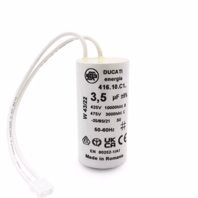 Condensateur, 3,5 uF, à  Connecteurs, pour Moteur Volet Roulant Bubendorff, 450V