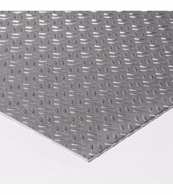 Plaque Aluminium Grain de riz, ép. 1/2mm, Hauteur 25cm x Largeur 50cm