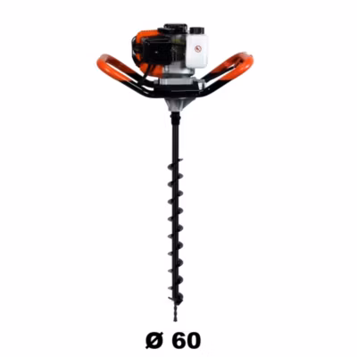 Tarière thermique 52 cm3, 3 CV + mèche 60 mm – GT GARDEN