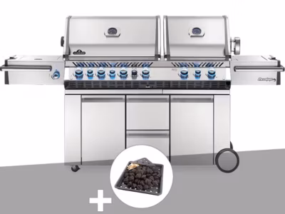 Barbecue à gaz Prestige Pro 825 + Plateau charbon – Napoleon