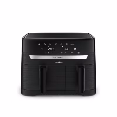 Friteuse sans huile Moulinex Air Fryer Easy Fry Dual 2 tiroirs EZ901N20