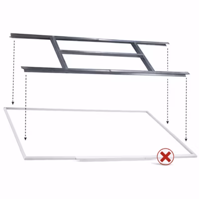 Kit plancher pour abri de jardin avec bûcher Trigano de 4,85 m²