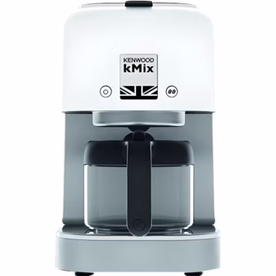 Machine a Cafe – Cafetiere Electrique  filtre kMix – KENWOOD – COX750WH – 1200 W – Blanc – 8 tasses – Sélecteur d&rsquo;arôme