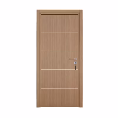 Bloc-porte pose fin de chantier collection PREMIUM Seymour, H.204 x l.73 cm, aspect chêne gris, réversible