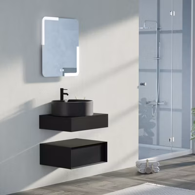 Meuble de salle de bain FABRIANO 600 Noir