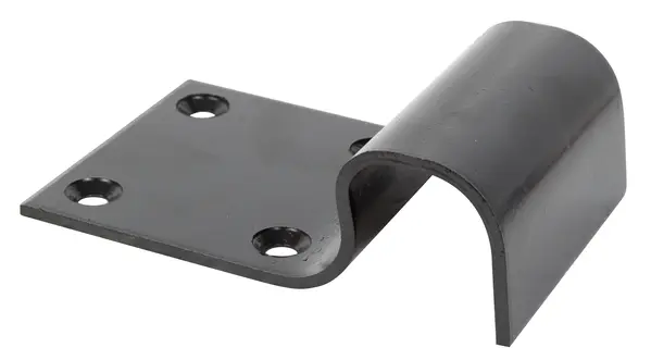 BUTEE D'ARRET NOIRE A VISSER POUR PORTAIL 50 X 90