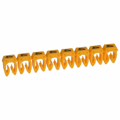 038224 Legrand – Boite De 1200 Repères Cab 3 Pour Fils 1,5mm² à 2,5mm² – Marquage Chiffre 4 Jaune