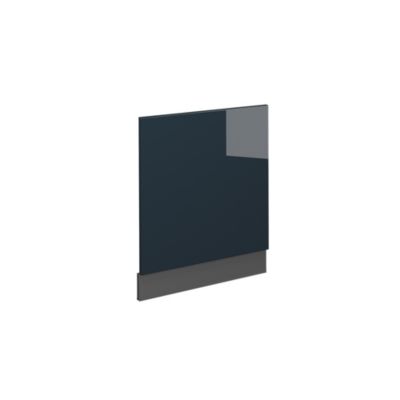 Vicco Façade de lave-vaisselle  Bleu foncé brillant 60cm