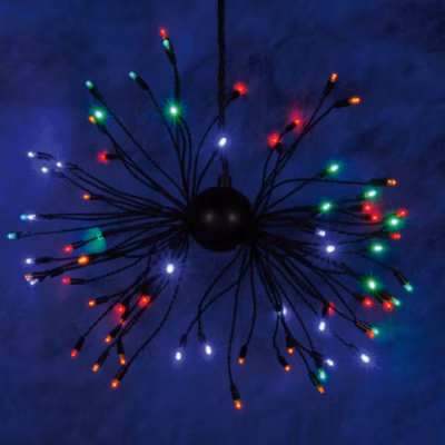 Boule feu d&rsquo;artifice multicouleur a led