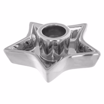 Photophore electro étoile argent – feeric lights & christmas