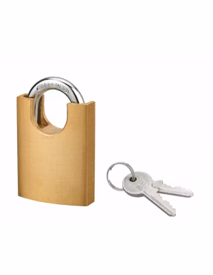 Cadenas à clé SP 40P, 40mm, anse acier cémenté nickelé, 2 clés – SP