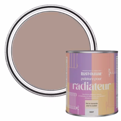 Peinture Rose Résistante à la chaleur pour Radiateur, Finition Mate – RUST-OLEUM – Dentelle 750ml