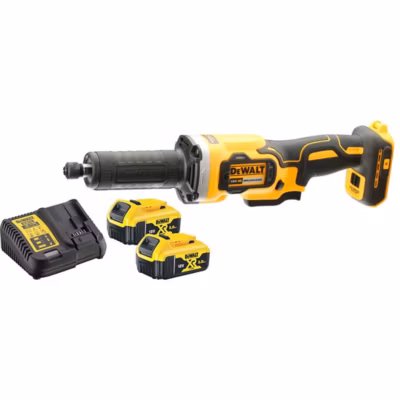 Meuleuse droite 18V + 2 batteries XR 5Ah + chargeur + coffret TSTAK – DEWALT – DCG426P2