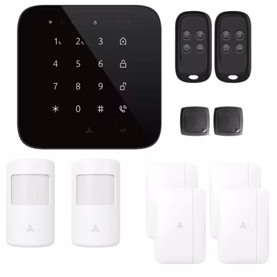 Alarme maison wifi et gsm 4G sans fil connectée Casa Noire – kit 6