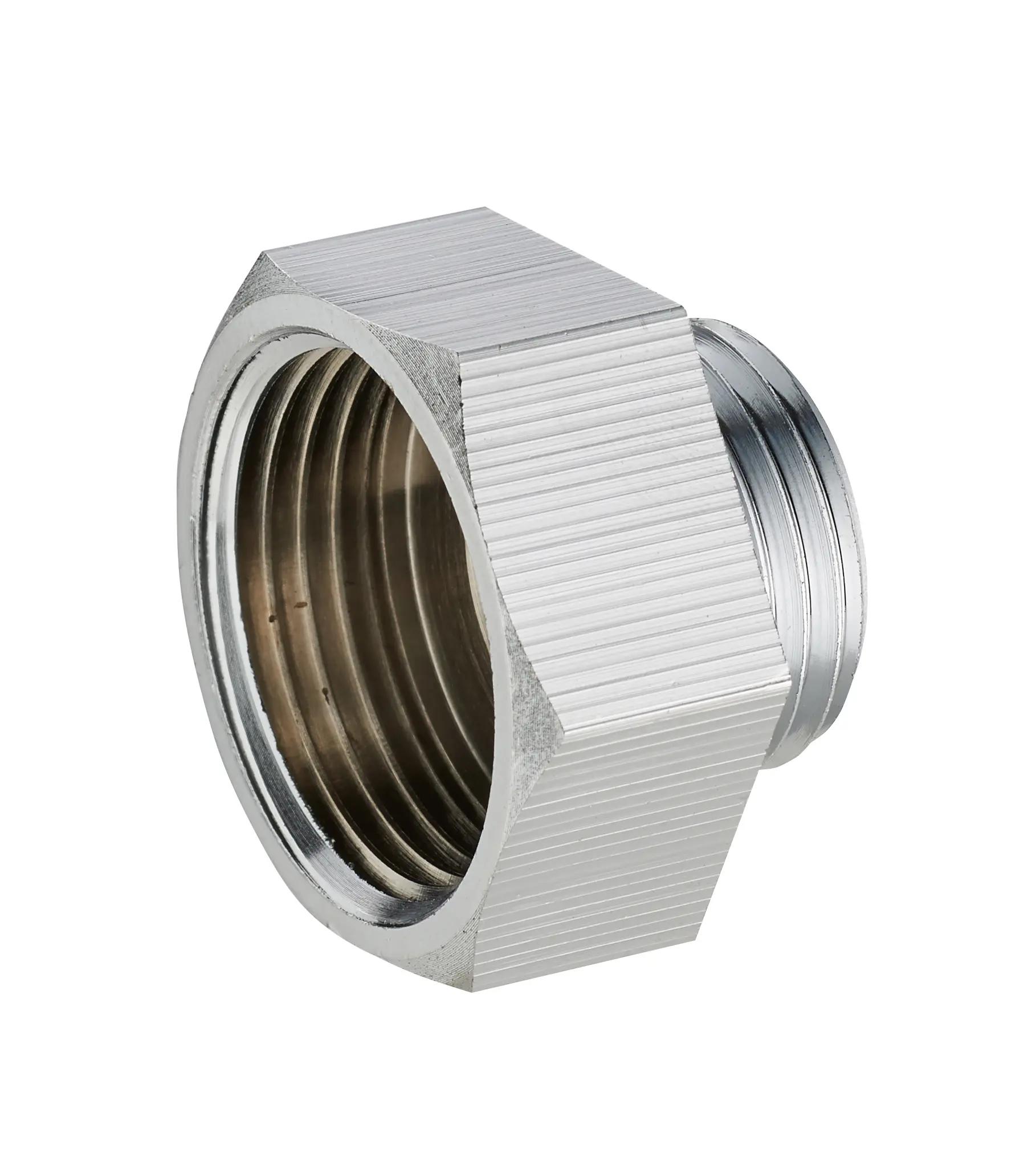 Mamelon Femelle Mâle réduit chromé – F3/4' – M1/2'