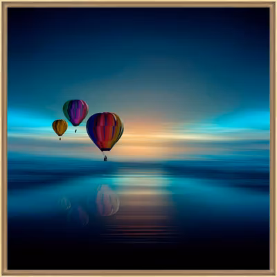 Tirage encadré sur aluminium voyage 90×90 cm Fabriqué en France