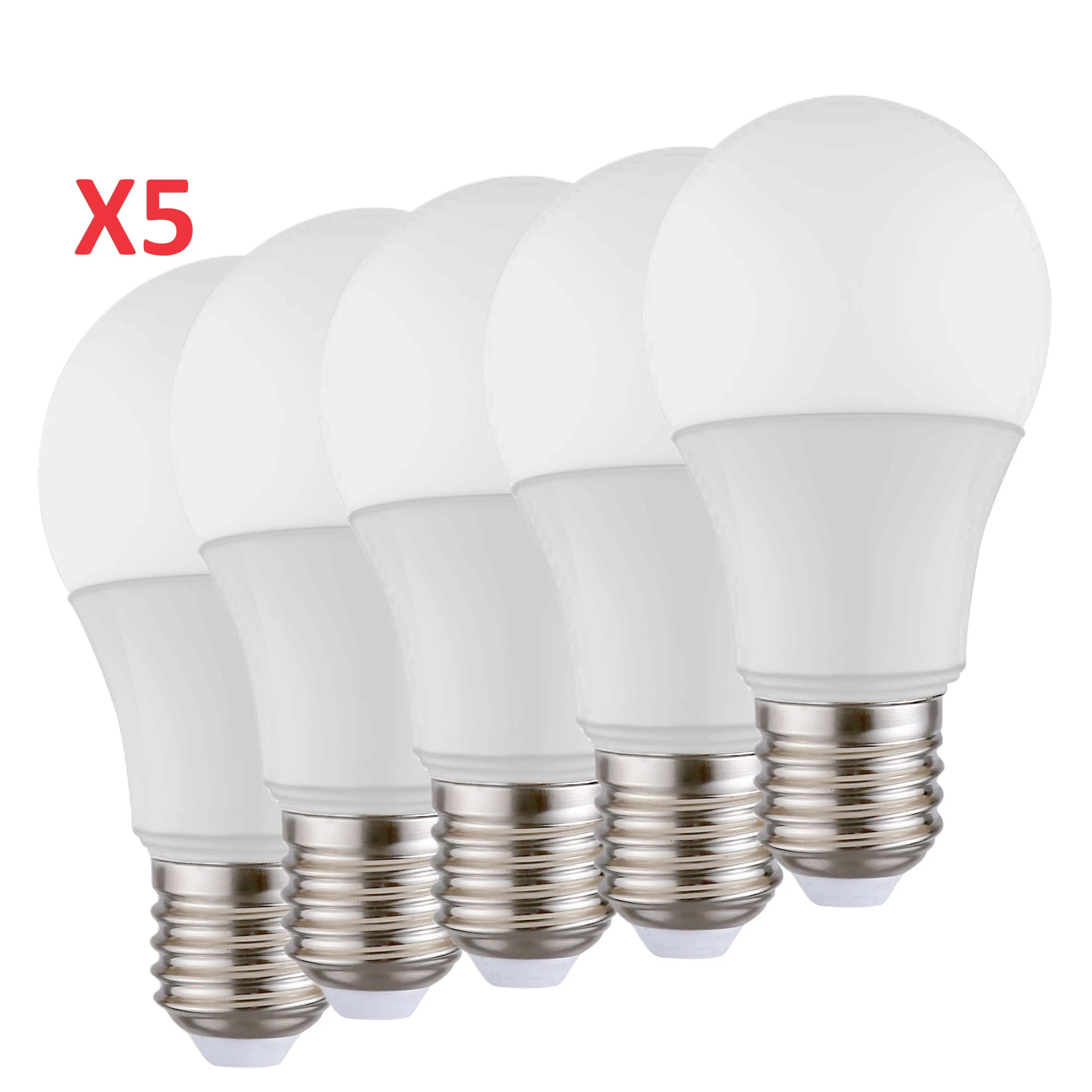 Ampoule Led SMD – Standard finition Opale – E27 9W 806Lm 4000K – Par 5 unités