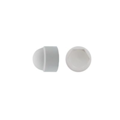 200 Cache-Ecrous Blanc Clé de 8 – M5 mm – Polyamide – D-Work