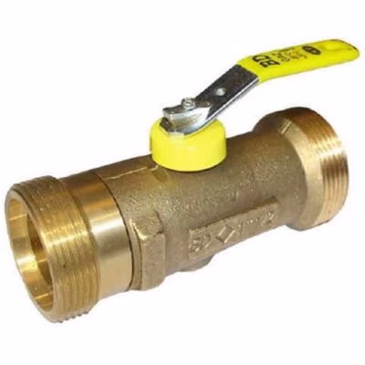 Robinet de chaufferie JPG double mâle – diam : G3/4&Prime;
