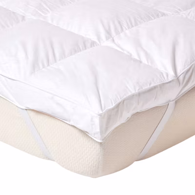 Surmatelas en plumes d&rsquo;oies, 140 x 190 cm – HOMESCAPES