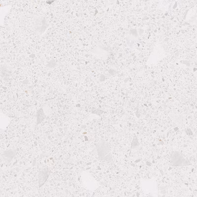 Carrelage sol / mur effet terrazzo blanc 60×60 cm MISCELA NACAR