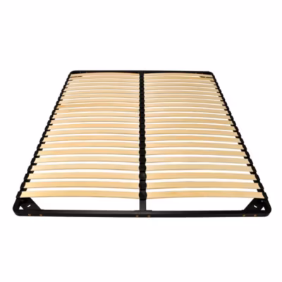 Sommier Métal RENO22 140×200 + 1 pied amovible / Noir